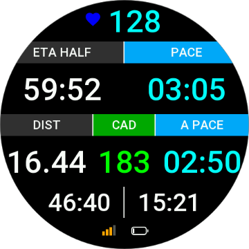 GRun Widget Interface